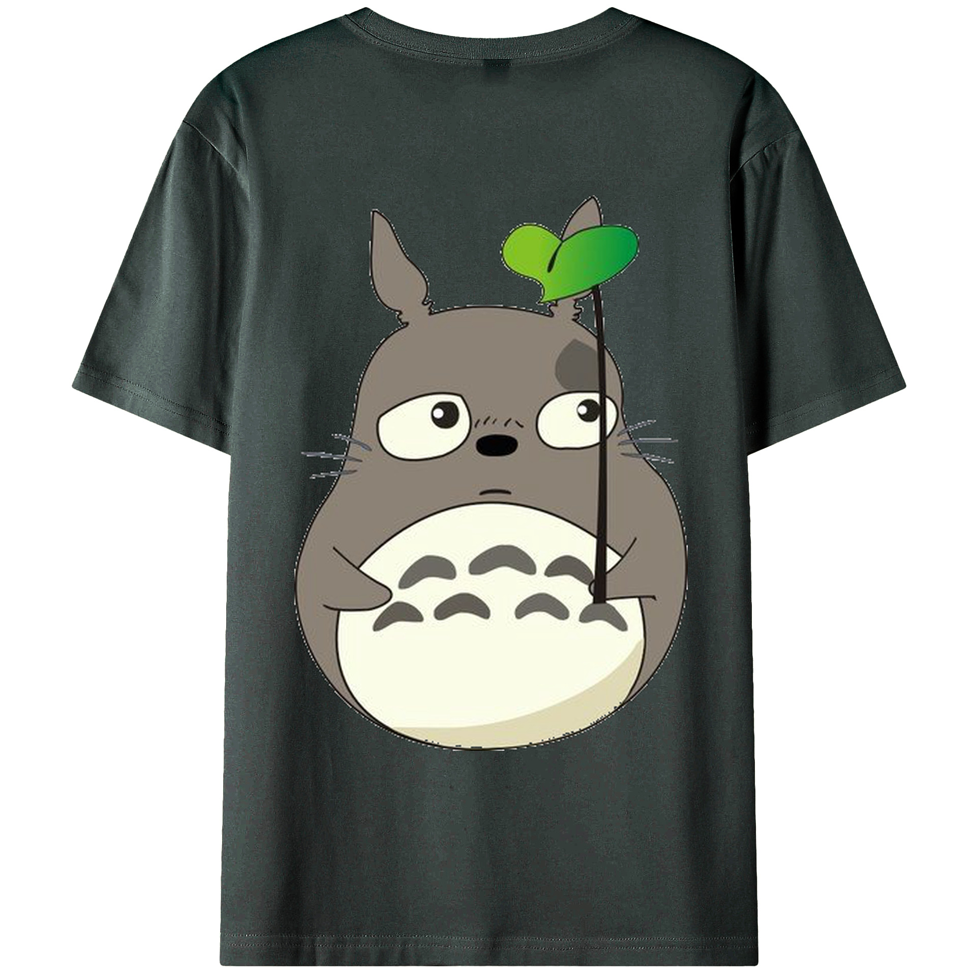 （画像用） となりのトトロ 草壁メイ 草壁サツキ My Neighbor Totoro Satsuki Kusakabe Mei Kusakabe 綿100％ メンズ半袖Tシャツ（バックプリント） 通気性